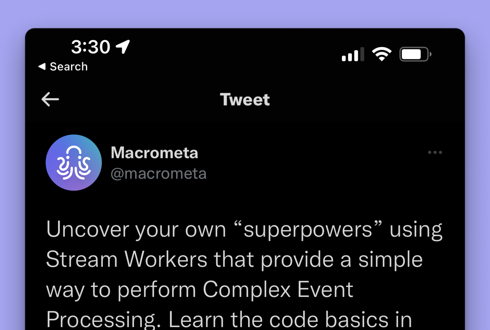 Macrometa social icon